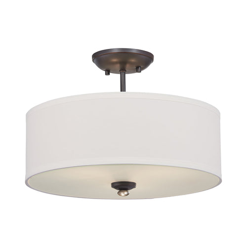 Shadowglen 3-Light Semi Flush Mount Ceiling Light.