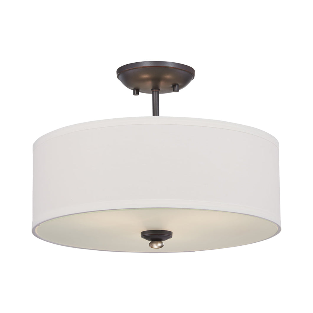 Shadowglen 3-Light Semi Flush Mount Ceiling Light.