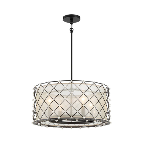 Sheer Elegance Convertible Pendant Light.