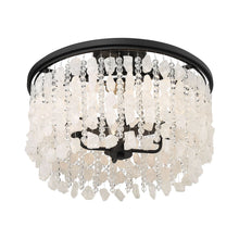 Load image into Gallery viewer, Shimmering Elegance Semi Flush Mount Ceiling Light in Detail.
