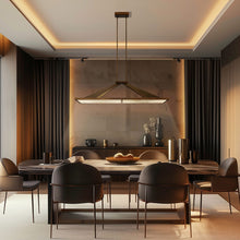 Load image into Gallery viewer, Stiles LED Linear Pendant Light in living room.
