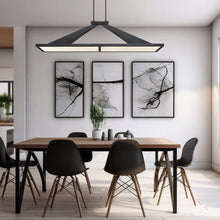 Load image into Gallery viewer, Stiles LED Linear Pendant Light in living room.
