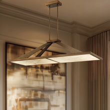Load image into Gallery viewer, Stiles LED Linear Pendant Light in living room.

