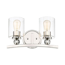 Load image into Gallery viewer, Studio 5 Bath Wall Light in Polished Nickel (2-Light).
