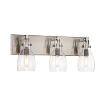 Load image into Gallery viewer, Tiberia Bath Wall Light in Plated Pewter (3-Light).
