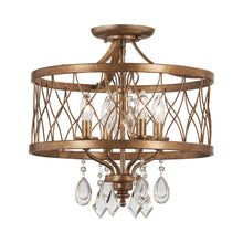 Load image into Gallery viewer, West Liberty Convertible Semi Flush Mount Ceiling Light.
