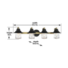 Load image into Gallery viewer, Westfield Manor Bath Wall Light - line drawing.
