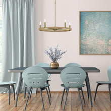 Load image into Gallery viewer, Windward Passage Chandelier in living room.

