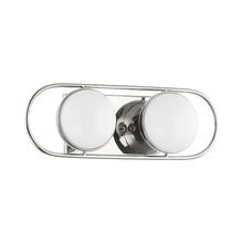 Load image into Gallery viewer, Amy Bath Vanity Light in Polished Nickel (2-Light).
