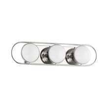 Load image into Gallery viewer, Amy Bath Vanity Light in Polished Nickel (3-Light).
