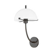 Load image into Gallery viewer, Atala Wall Light in True Bronze.
