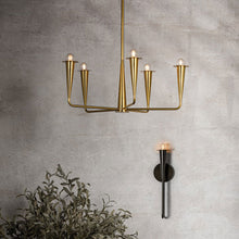 Load image into Gallery viewer, Danna Chandelier in Detail.
