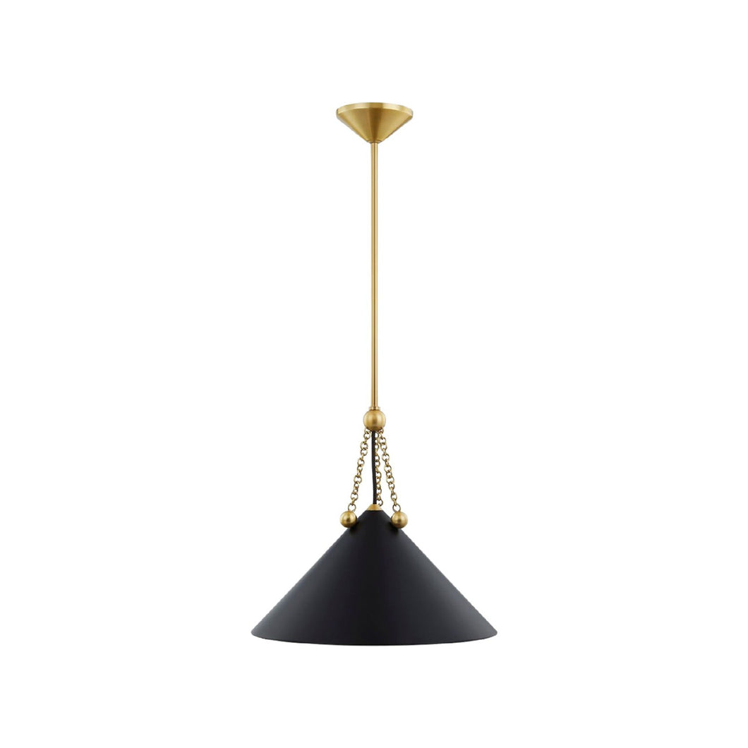 Kalea Pendant Light in Soft Black (Small).