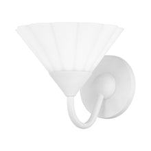 Load image into Gallery viewer, Kelsey Wall Light in Textured White.
