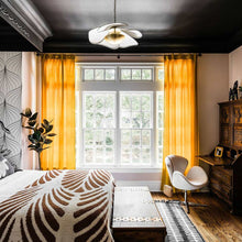 Load image into Gallery viewer, Madeline LED Pendant Light in bedroom.
