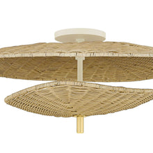 Load image into Gallery viewer, Marigold Semi Flush Mount Ceiling Light in Detail.
