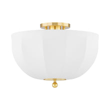 Load image into Gallery viewer, Meshelle Flush Mount Ceiling Light.

