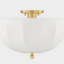 Load image into Gallery viewer, Meshelle Flush Mount Ceiling Light in Detail.
