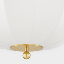 Load image into Gallery viewer, Meshelle Flush Mount Ceiling Light in Detail.
