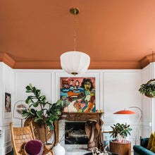 Load image into Gallery viewer, Meshelle Pendant Light in living room.
