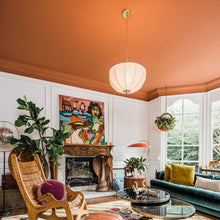 Load image into Gallery viewer, Meshelle Pendant Light in living room.
