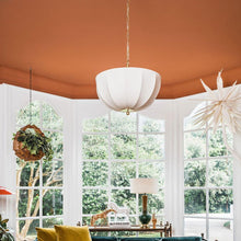 Load image into Gallery viewer, Meshelle Pendant Light in living room.
