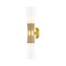 Load image into Gallery viewer, Mica Bath Wall Light in Detail.
