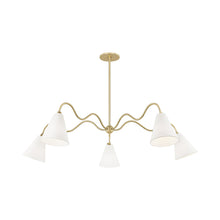 Load image into Gallery viewer, Onda Chandelier in Detail.
