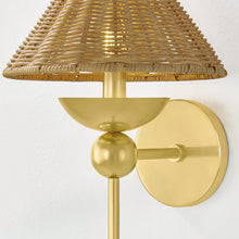 Load image into Gallery viewer, Perilla Wall Light in Detail.
