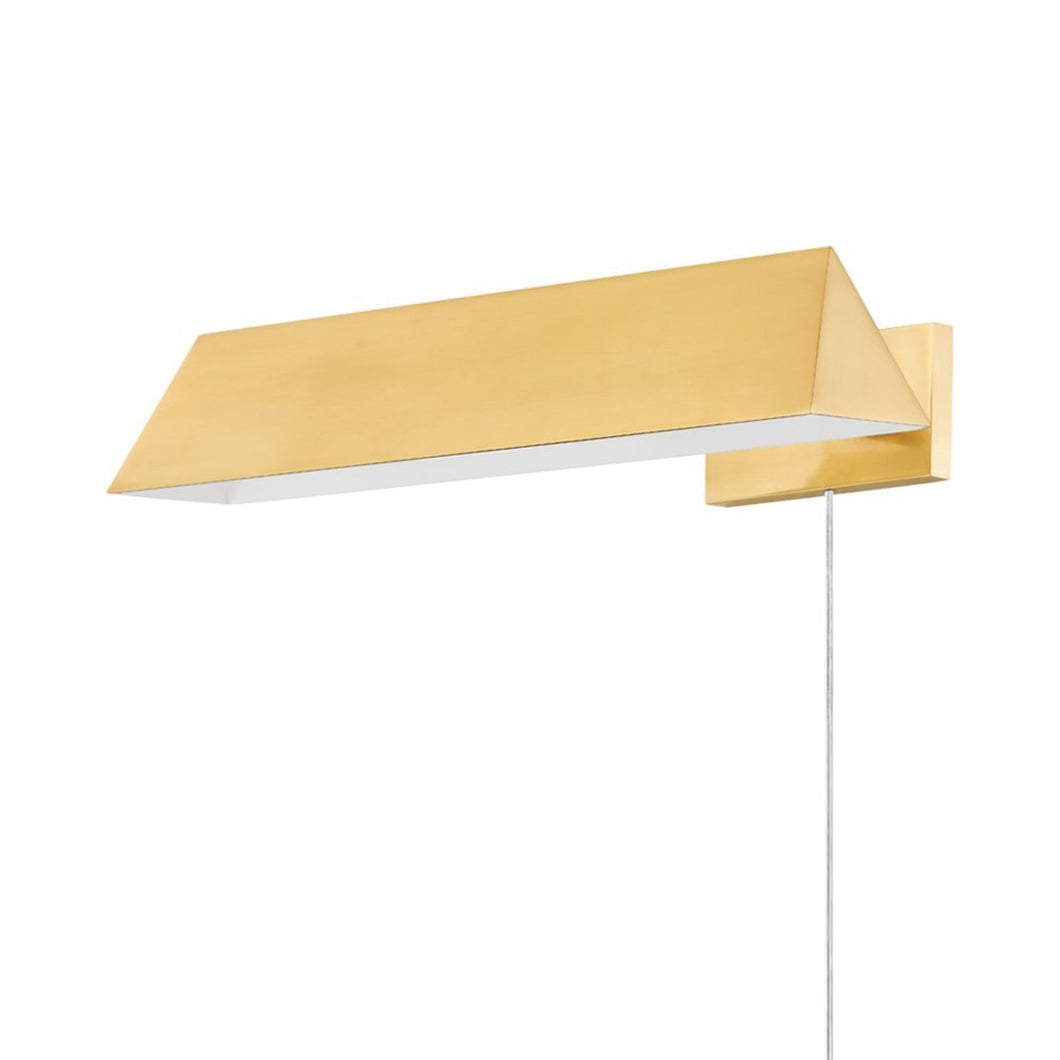 Priscilla Picture Light in Aged Brass (17.75-Inch).