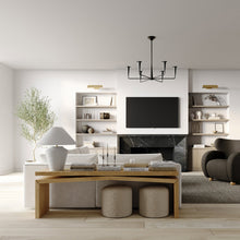 Load image into Gallery viewer, Rachie Table Lamp in living room.
