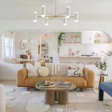 Load image into Gallery viewer, Stella Chandelier in living room.
