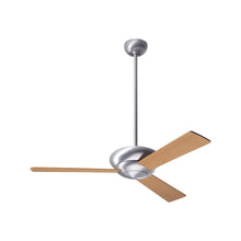 Load image into Gallery viewer, Altus 42-Inch Ceiling Fan in Brushed Aluminum/Maple.
