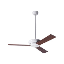 Load image into Gallery viewer, Altus 42-Inch Ceiling Fan in Gloss White/Mahogany.
