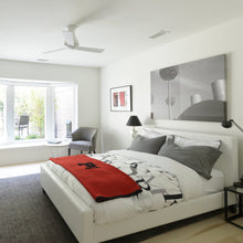 Load image into Gallery viewer, Altus 42-Inch Flush Mount Ceiling Fan in bedroom.
