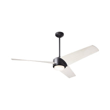 Load image into Gallery viewer, Ambit DC LED Ceiling Fan in Matte Black (Whitewash Blade).

