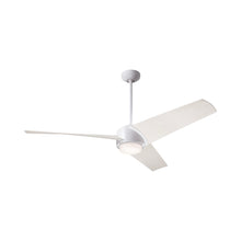 Load image into Gallery viewer, Ambit DC LED Ceiling Fan in Matte White (Whitewash Blade).
