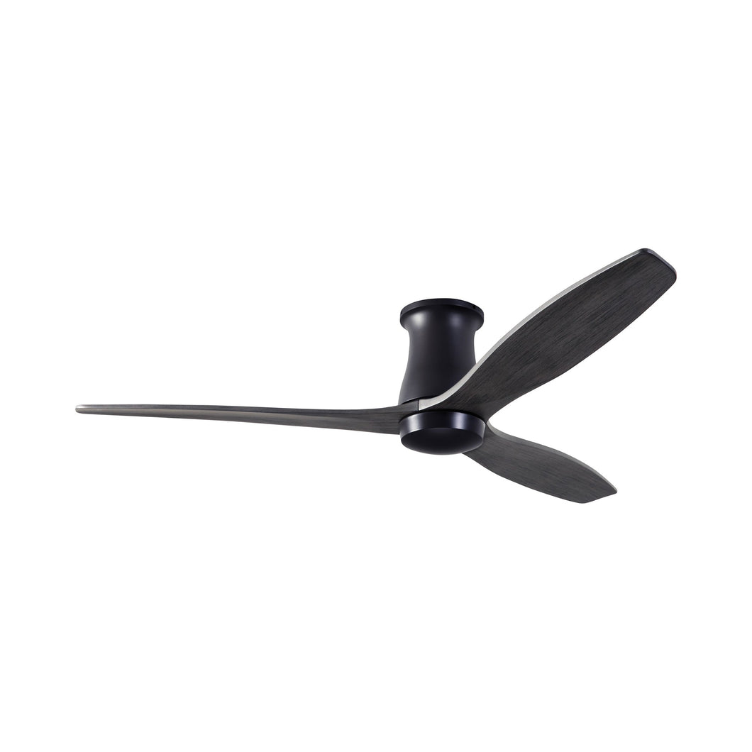 Arbor DC Flush Mount Ceiling Fan in Dark Bronze (Ebony Blade).