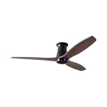 Load image into Gallery viewer, Arbor DC Flush Mount Ceiling Fan in Dark Bronze (Mahogany Blade).
