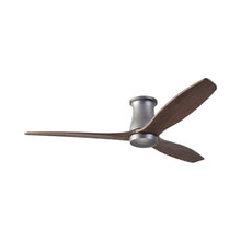 Load image into Gallery viewer, Arbor DC Flush Mount Ceiling Fan in Graphite (Mahogany Blade).
