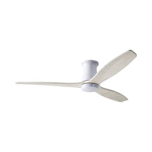 Load image into Gallery viewer, Arbor DC Flush Mount Ceiling Fan in Gloss White (Whitewash Blade).
