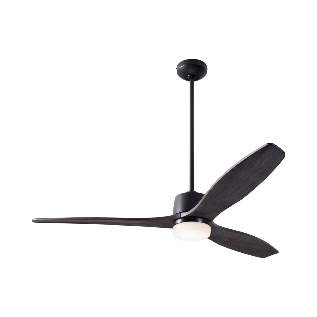Arbor DC LED Ceiling Fan in Dark Bronze (Ebony Blade).