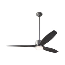 Load image into Gallery viewer, Arbor DC LED Ceiling Fan in Graphite (Ebony Blade).
