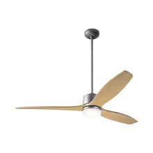 Load image into Gallery viewer, Arbor DC LED Ceiling Fan in Graphite (Maple Blade).
