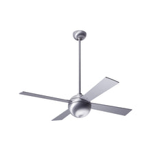 Load image into Gallery viewer, Ball 42-Inch Ceiling Fan in Brushed Aluminum/Aluminum (Non-LED).

