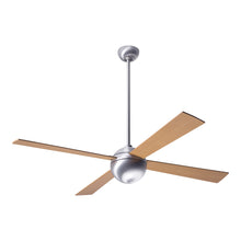 Load image into Gallery viewer, Ball 52-Inch Ceiling Fan in Brushed Aluminum/Maple (Non-LED).
