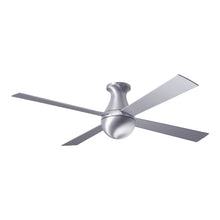 Load image into Gallery viewer, Ball 52-Inch Flush Mount Ceiling Fan in Brushed Aluminum/Aluminum (Non-LED).
