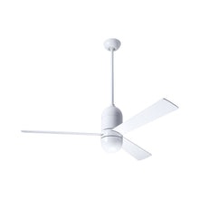 Load image into Gallery viewer, Cirrus DC Ceiling Fan in Gloss White (Maple).
