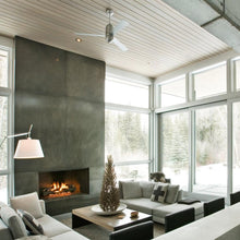 Load image into Gallery viewer, Cirrus DC Ceiling Fan in living room.
