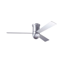 Load image into Gallery viewer, Cirrus DC Flush Mount Ceiling Fan in Brushed Aluminum (Aluminum).
